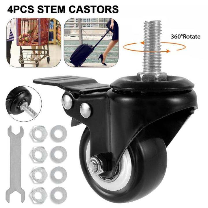 CHLOEP 4 Pack 2 Inch Heavy Duty Caster Wheels Locking Casters with