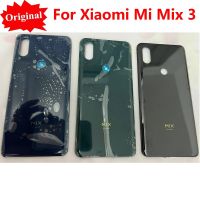 เคสฝาครอบแบตเตอรี่ฝาหลังเซรามิกของแท้สำหรับ Xiaomi Mi Mix 3 Mix3 6.39 "ชิ้นส่วนเคสโทรศัพท์