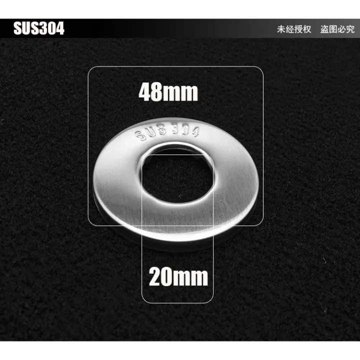 304 Stainless Steel Sink Faucet Deck Plate Escutcheon Flange Valve Tap