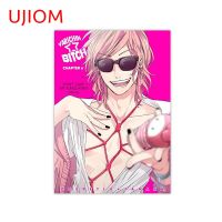 UJIOM Yarichin คลับสติ๊กเกอร์ติดผนังโถส้วมห้องน้ำกันน้ำสติ๊กเกอร์ศิลปะจิตรกรรมฝาผนังโปสเตอร์ประดับวอลล์เปเปอร์ตกแต่งห้องนอน