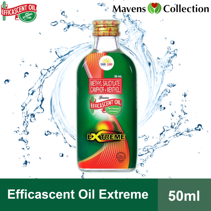 Efficascent Oil Extreme 50ML Methyl Salicylate Campor + Menthol by ...