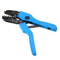 ที่จับสีน้ำเงินคีมยำหัว10-35mm2 Ratchet Ferrule Bootlace Crimper Crimping Hand Tool คีมเอนกประสงค์เครื่องมือ