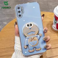 Toosci หรูหรา3D ตุ๊กตาการ์ตูนโดราเอมอนชุบเคสโทรศัพท์ HP ฝาครอบหลังซิลิโคนแบบนิ่มสำหรับ Samsung Galaxy Note 10 Plus Note 10 Lite Note 20อัลตร้า J2ดี J3 2017 J4บวก J5 2017 J530 J5นายก J6 J7 2017 j730 J7โปร J7ไพรม์