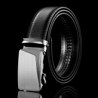 New Mens Business Belts Leather Waist Strap Automatic Buckle Male Belt Casual Belts For Men Girdle Belts For Jeans Top Quality