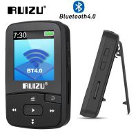 New Arrival Original RUIZU เครื่องเล่น MP3บลูทูธแนวสปอร์ต X50 8Gb คลิป Mini พร้อมส่วนค้ำยันหน้าจอ FM บันทึกเสียง E-Book นาฬิกาเครื่องนับก้าว