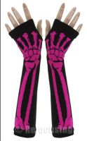 ✹✤ Long Finger Gloves Costume