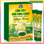 CẦN TÂY SỮA ONG CHÚA Diệp lục Tảo xoắn Rong Nho Collagen Beauty 75g được