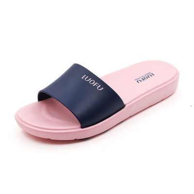 Best-selling 2023 New Fashion version LUOFU Luofu net red slippers womens summer home indoor bathroom bath non-slip outer wear soft bottom sandals