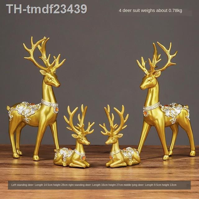 chinese-auspicious-resin-crafts-elk-set-ornaments-wine-cabinet-decoration-furnishings-business-gifts