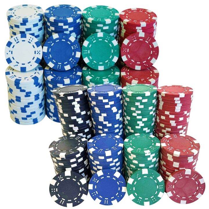 / 200 pcs 4 Striped Rim Plain Suited Poker Chips Chip Lazada PH