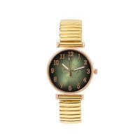 【July】 Fashion digital face belt quartz watch womens popular simple casual leaf wrist wholesale stock