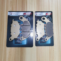 รถจักรยานยนต์ทองแดงไฟเบอร์ด้านหน้าด้านหลังผ้าเบรคสำหรับ Yamaha YZF R3 YZF-R3 321cc 2015-2018 MTN320 mtn 320 MT-03 2016 2017 2018.