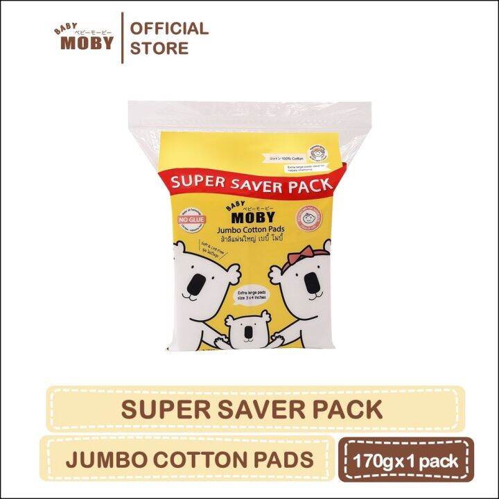 Baby Moby Super Saver Pack Jumbo Pads (170 grams) Lazada PH