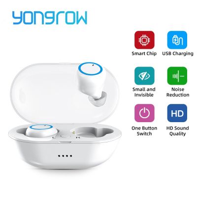 ZZOOI Yongrow Cassette Hearing Aids Sound  Hearing Aid for the Deafness Behind Ear Adjustable Amplifier Speaker Amplified