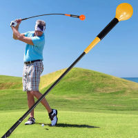 【ส่งจากกรุงเทพ】120cm อุปกรณ์ฝึกวงสวิงกอล์ฟ Golf Swing Trainer Aid&amp;Correction  เครื่องช่วยฝึกความแข็งแรงของวงสวิงกอล์ฟ อุปกรณ์ตีกอล์ฟ แท่งฝึกจังหวะ แนะนำสำหรับผู้เริ่มต้นฝึกเสาอ่อน สวิงจังหวะ