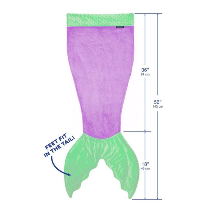 ผ้าห่มหางนางเงือกสำหรับเด็กผู้หญิงผ้าห่มเตียงผ้าห่มหางนางเงือกโซฟาแบบเตียงสำหรับผ้าห่มนางเงือก