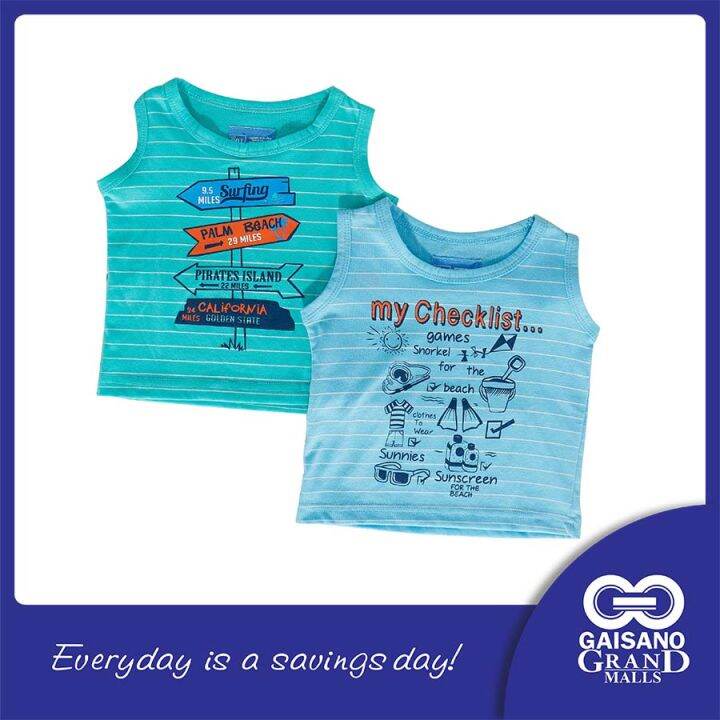 Infants Boys Sleeveless Shirt 053 Gaisano Grand Lazada PH