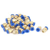 New Product 6Mm Tube 1/8BSP Male Thread Quick Air Fitting Coupler Connecting 30Pcs