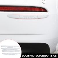 4pcs Transparent Car Door Edge Guards Anti-Scratch Protector Universal Auto Door Bumper Guard Anti-Collision Protector