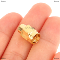 Snoopy อะแดปเตอร์โคแอกเซียลแบบตรง50ohm 2W 6.0GHz SMA ตัวผู้ขั้วต่อโหลดแบบใช้สายโคแอกเซียลชุบทอง