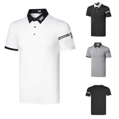 Summer golf clothing mens short-sleeved T-shirt Polo shirt new non-ironing ball clothing breathable quick-drying top golf ball W.ANGLE G4 Malbon Odyssey Callaway1 ANEW Honma❦❧♣