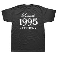 Funny 27 Year Old Gifts Vintage 1995 Limited Edition Birthday T Shirts Graphic Cotton Hop Gildan