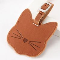 TOPBEAUTY Luggage Tag Leather Bag Accessories Travel Supplies ID Address Tags