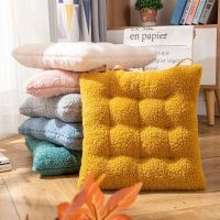 Thicken Chair Cushion Office Sedentary Seat Pad Square Solid Color Home Office Garden Sofa Chair Mat Pillow Home Textile