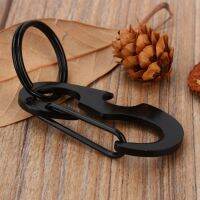 พวงกุญแจแคมป์ปิ้งกลางแจ้ง EDC Carabiner Snap Hook Hanger Keychain