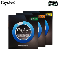 Orphee  รุ่น SA37/SA38/SA39 สายกีตาร์โปร่ง Phosphor Bronze สายเคลือบกันสนิม มี 3 รุ่น 3 ขนาด 10-50 11-52 12-53