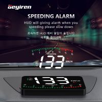 Geyiren OBD2 EOBD HUD A900 Head-Up Display Car Overspeed Speed Alarm Auto Water Temperature Windshield Projector