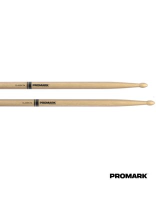 Promark™ ไม้กลอง 5A หัวไม้ (Classic 5A Hickory Wood Tip Drumstick) รุ่น TX5AW ** Made in USA **