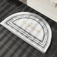 Retro Bathroom Carpet Non-Slip Area Rugs Absorbent Floor Mat Soft Plush Doormat for Bedroom Kitchen Entrance Foot Pad