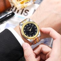 Luxury Brand High Quality Stainless Steel Golden Quartz Watches Men Fashion Design Dropshipping Men Business Watch Relogio Saat