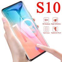 ③Protective Glass Armor On สำหรับ Samsung Galaxy S 10 Plus S10E ป้องกันหน้าจอสำหรับ Samsung S10E Light S 10 5G 10S S10Plus Glas