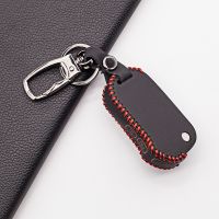 ☼ 3 Buttons Folding Leather Car Key Cover For Kia Cerato Sportage Ceed Sorento K900 Stinger 2017 2018 2019 Remote Jacket Fob Shell