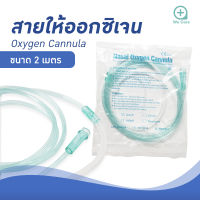 VB พร้อมส่ง! สายให้ออกซิเจน สายออกซิเจนเสียบจมูก  Nasal Oxygen Cannula สำหรับผู้ใหญ่ สำหรับให้ออกซิเจนทางจมูก ยาว 2 เมตร