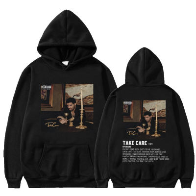 Rapper Drake Music Album Take Care Hoodie Men Hip Hop Vintage Hoodie Oversized Casual Loose Male Sweatshirts Streetwear Size XS-4XL