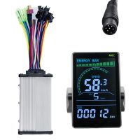 M6C Electric Bike LCD Display+36V 350W Sine Wave Controller E Scooter LCD Panel Color Screen With USB For E-Bike Replacement Accessories (5PIN)