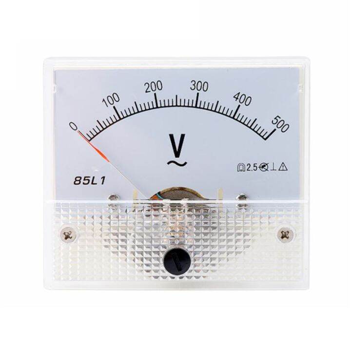 1pc-85l1ตัวชี้มาตรวัดแรงดันไฟฟ้า-ac-class-2-5แรงดันไฟฟ้าอนาล็อกโวลต์มิเตอร์แผงมิเตอร์