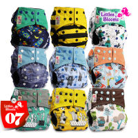 [Littles&amp;Bloomz] 9pcsset BAMBOO CHARCOAL Washable Real Cloth Pocket Nappy, 9 nappiesdiapers and 0 insert in one set Free Ship