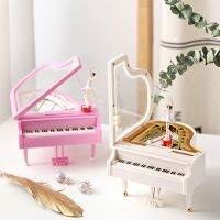 กล่องดนตรี ไขลาน music box กล่องเพลง Piano Music box กล่องดนตรีไขลาน ของขวัญ ของตกแต่งบ้าน