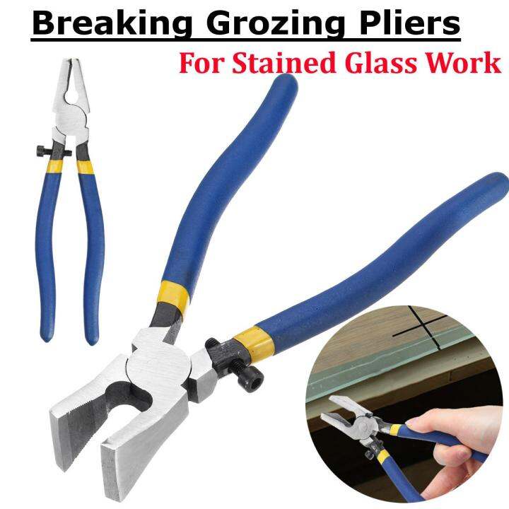 8" Breaking Grozing Pliers Flat End Breaker Grozier Pliers Tool For