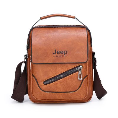 ❀ Korean style trendy mens bag mens messenger shoulder bag backpack mens leather bag casual bag large-capacity business bag