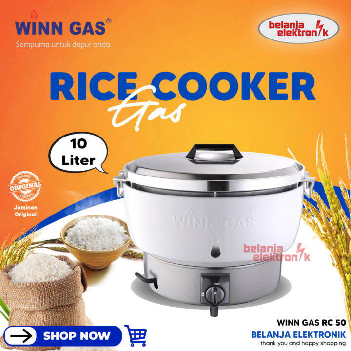 WINN GAS PENANAK NASI RICE COOKER RC50 10 LITER JUMBO Lazada Indonesia