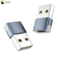 Usb 2.0ไปยัง Type-C อะแดปเตอร์ตัวเมียที่มีไฟ Led 480mbps เชื่อมต่อตัวแปลงชาร์จรับส่งข้อมูล