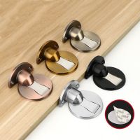 Magnet Door Stops Magnetic Door Stopper Non-punch Six Colors Available Door Holder Hidden Doorstop Furniture Door Hardware Decorative Door Stops