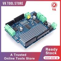 แผงกั้นวงจรเซอร์โวมอเตอร์ PWM โมดูลขับสเต็ปมอเตอร์ DC V2เซอร์โว I2C IIC สำหรับหุ่นยนต์ Arduino R3