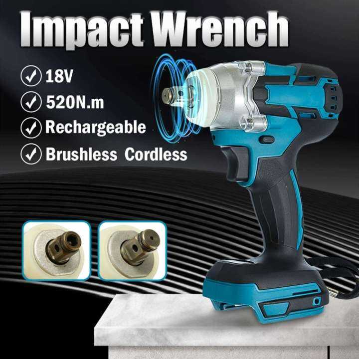 288VF Brushless Charging cordless Electric Impact Wrench 1/2 Lithium ...