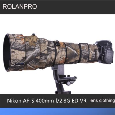 ROLANPRO เสื้อโค้ทกันฝนสำหรับใส่กล้อง,เสื้อโค้ทกันฝน AF-S ฝาครอบสำหรับ Nikon เลนส์ VR หนา400มม. F2.8G